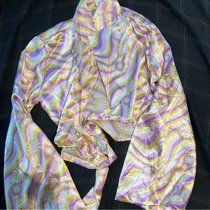 Rue 21 Tie Hippie Top NWT